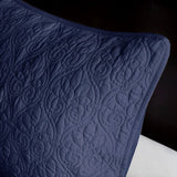 Madison Park Quebec Bedspread Set Navy - Navy